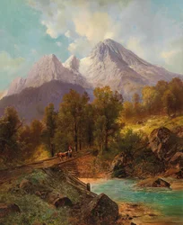 Der Watzmann bei Berchtesgaden